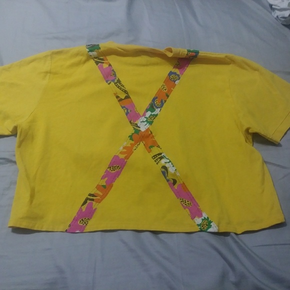 Vintage 80's Crop Top Retro - Picture 2 of 3